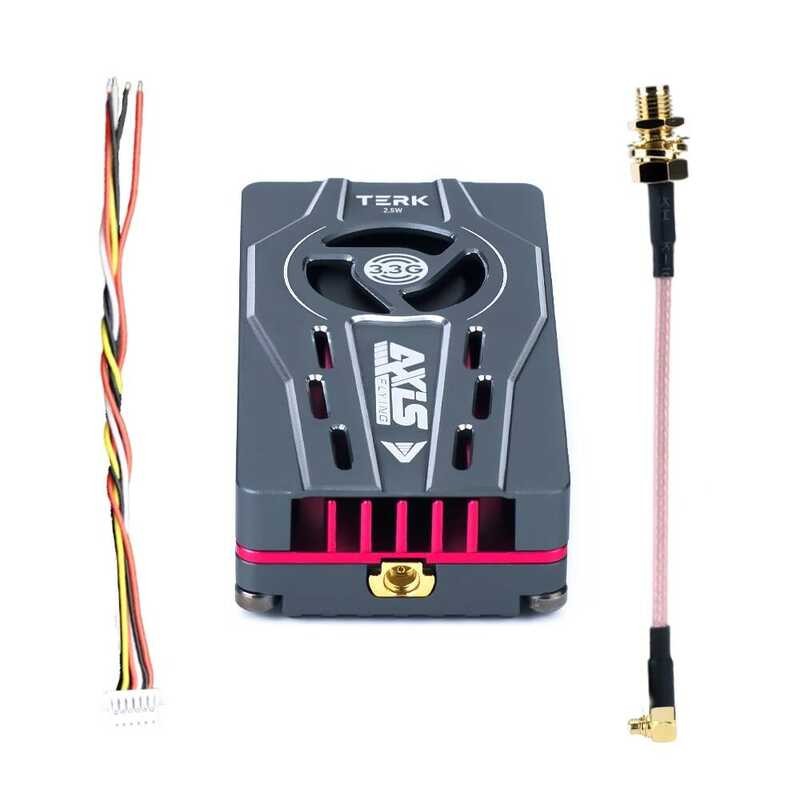 ▥ Axisflying TERK 3.3G 2.5W Analog VTX Power ความร้อน OSD เครื่องส่งสัญญาณวิดีโอสําหรับ FPV Fre