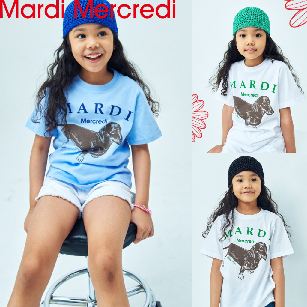 2024 [MARDI Mercredi]kids TSHIRT DDANJI_2color / สินค้า KR แท้ 100% / จัดส่งรวดเร็วจาก KR! / ใช้บัต