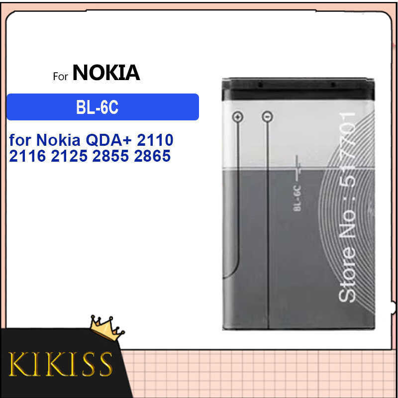 แบตเตอรี่ For Nokia 、BL-6C、BL-6F、BLB-2、BLC-2、BLD-3、BL-L4A、BP-6X BL-5X、BL-6P、BL-6Q、