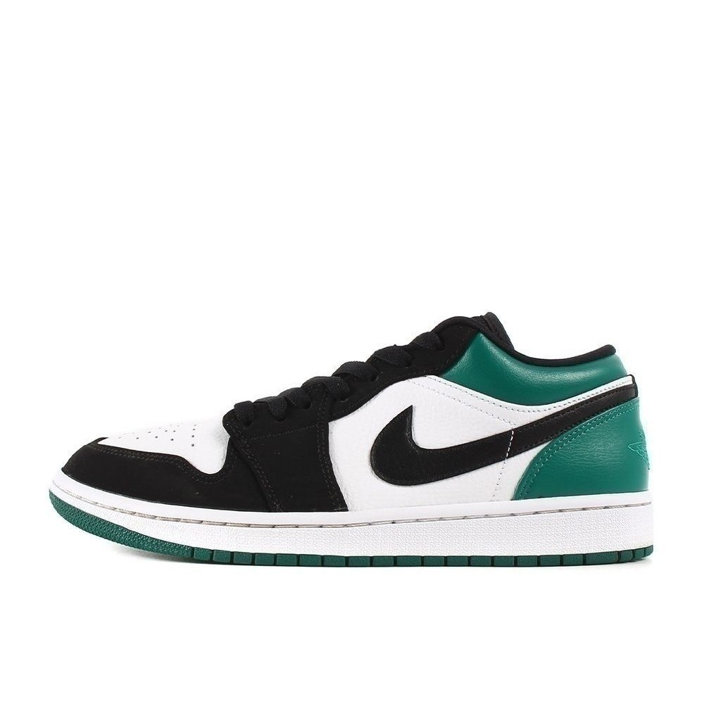 Nike Air Jordan 1 Low White Black Mystic Green Unused