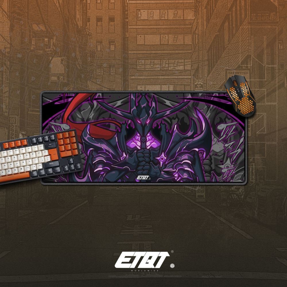 GooFee - ETQT Worldwide - แผ่นรองเมาส์สําหรับเล่นเกมอะนิเมะแบบขยาย - Solo Leveling - Igris