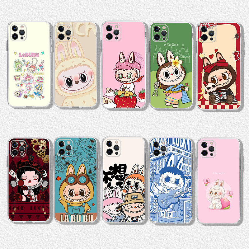 เคสโทรศัพท์โปร่งใสนุ่มสําหรับ OPPO F9 R9S Reno 2 2F 2Z 3 4 5 6 6Z DX12 pop mart labu กรณี