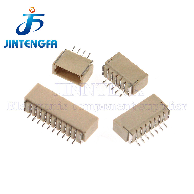 50PCS SH1.0mm 2P 3P 4P 5P 6P 7P 8P 9P 10P Pin JST 1.0MM SMD Terminals เปลือกพลาสติกชายปลั๊ก + หญิงซ็อกเก็ตสายไฟเชื่อมต่อ