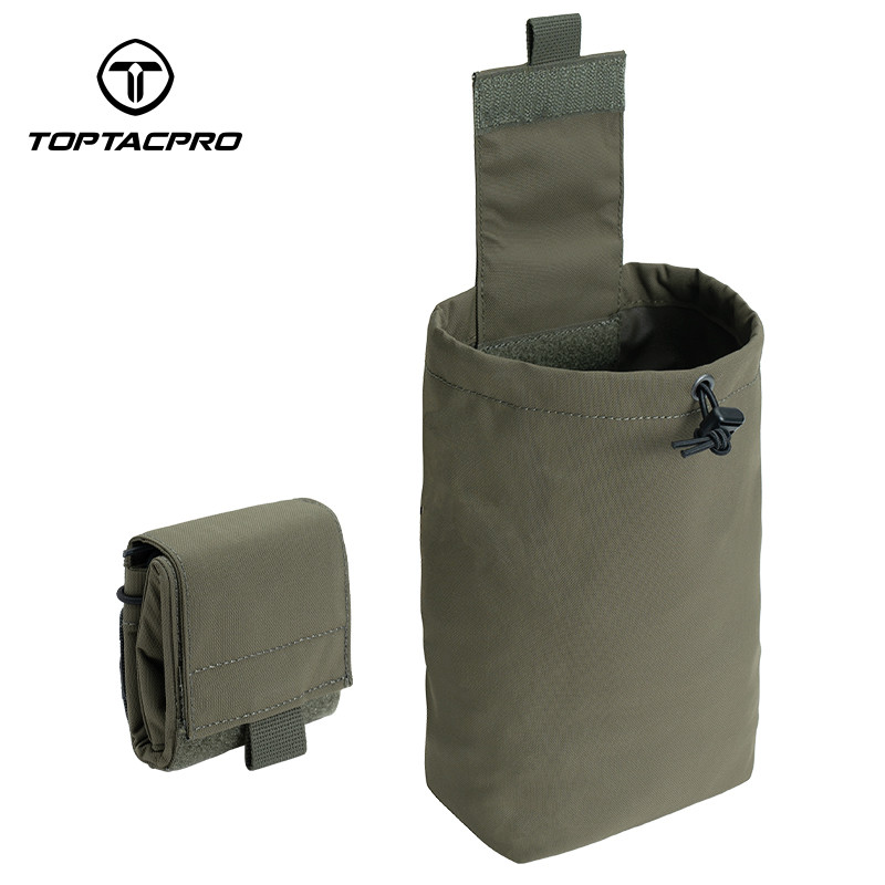 Toptacpro Tactic Mini รีไซเคิล Sundries กระเป๋า EDC เข็มขัดกระเป๋าพับ Multi-function Tactic Dump กระเป๋า 8534