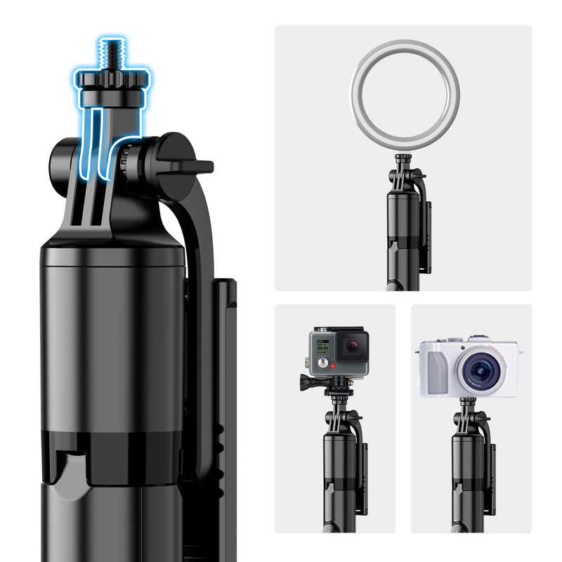 ❥ Selfieshow Q06 Selfie Stick Monopod ขาตั้งกล้องไร้สาย Bluetooth REMOTE แบ