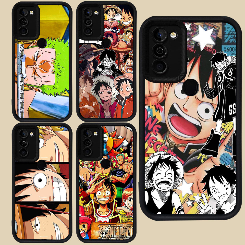 ปลอกสีดําสําหรับ Infinix HOT 12 Smart 5 10 6 Plus 11 8 Play R97 One Piece