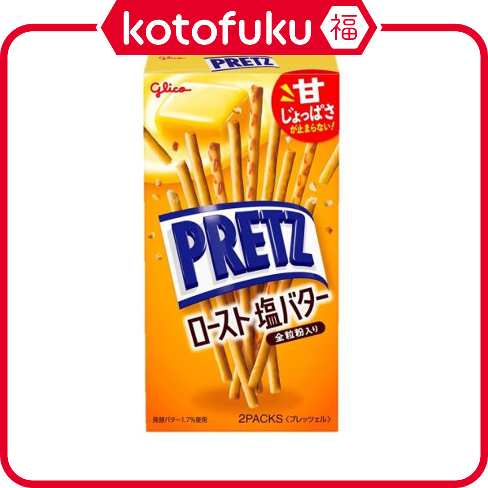 Japan Ezaki Glico Pretz Roasted Salted Butter 1 Box / 57g