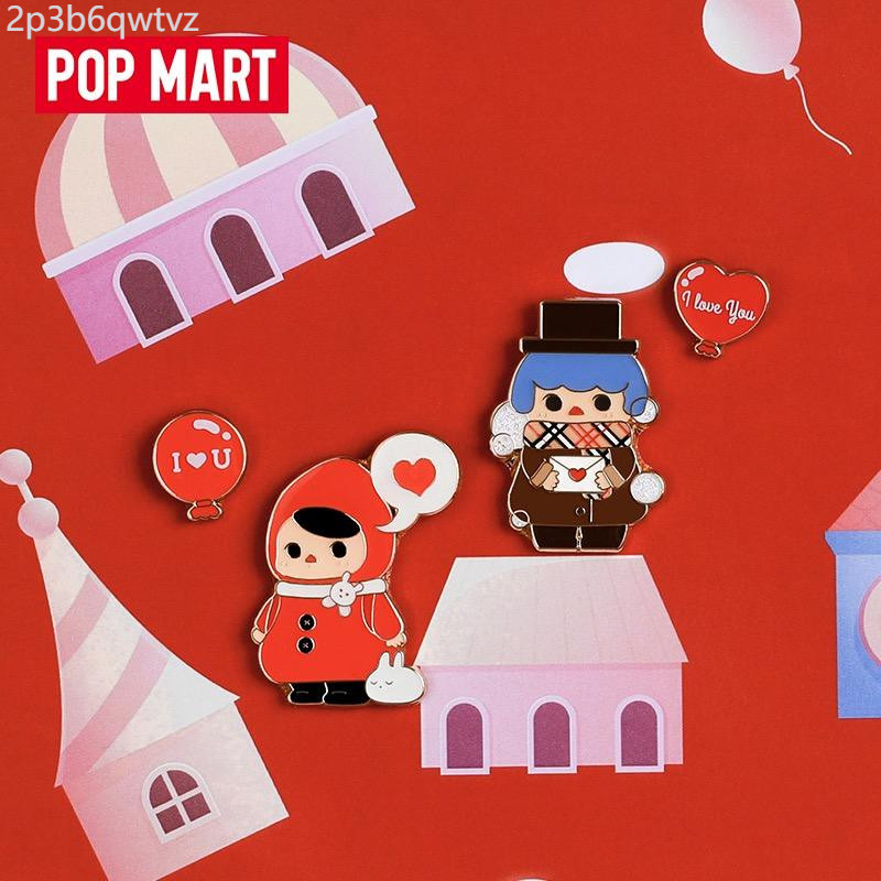 จุดสินค้า ♞Spot Bubble Mart อย่างเป็นทางการของแท้ Pidgey Elf บอลลูนเด็ก Badge กล่องตาบอดอินเทรนด์เค