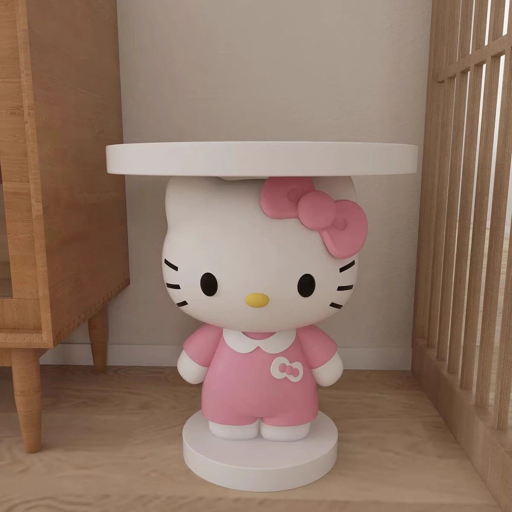 Hello Kitty Cat Sofa ตู้ทีวีถัดจากการตกแต่งแมวคิตตี้และการตกแต่งบ้านกลับบ้าน