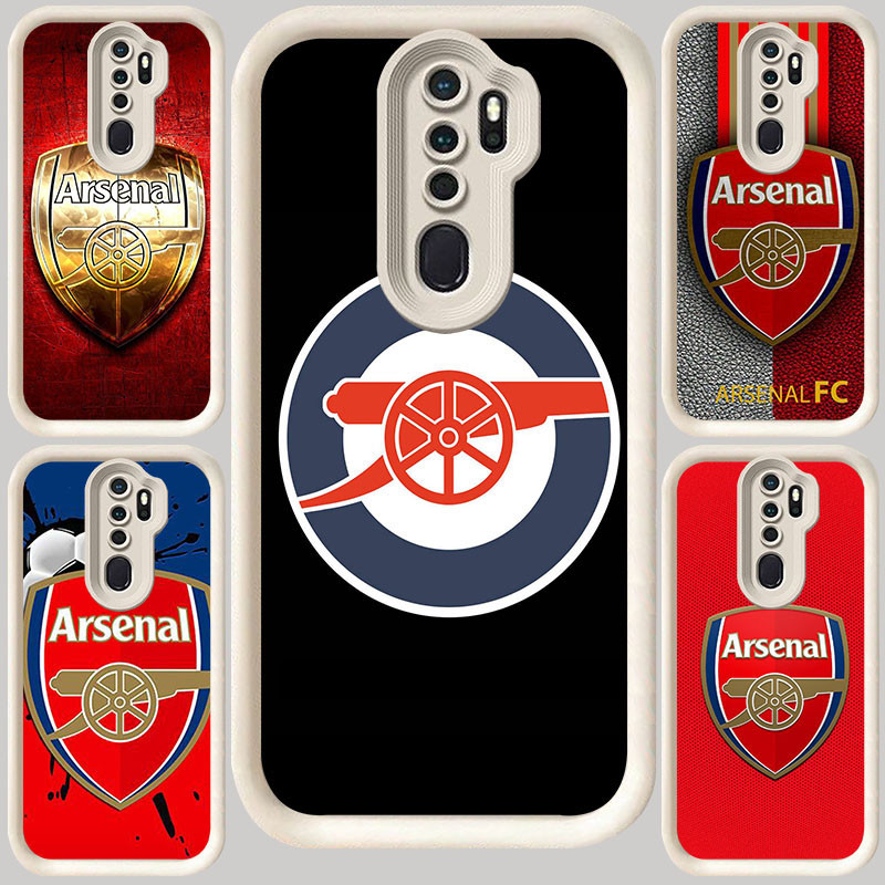 M-52 Arsenal Football ClubปลอกสีขาวสําหรับOPPO A5 A39 A9 2020 Reno 2Z A37 2F F11 A83 Pro