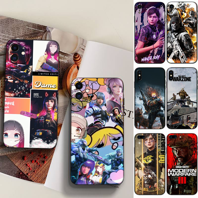 เคสโทรศัพท์สีดําแบบนุ่มสําหรับ Huawei Y6P Y7A Y8P Y9A Y5 Y6 Prime MD15 Warzone Mobile casing Anti fa