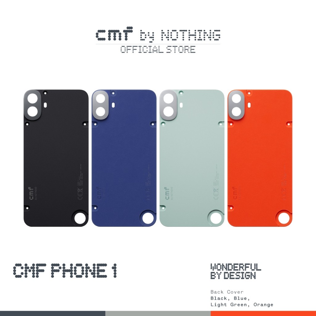 CMF by Nothing - Back Cover for Phone 1, Wonderful by Design เคสโทรศัพท์มือถือ Case