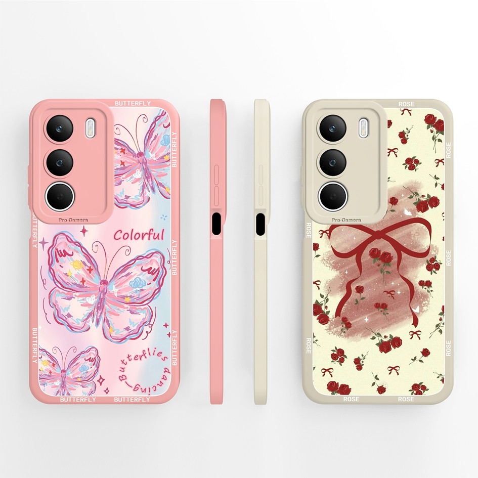 ปลอกสําหรับ Realme C71 4G เคสโทรศัพท์ป้องกันกล้องซิลิโคนคุณภาพสูง Pretty Bow ฝาหลังสําหรับ RealmeC71 C 71 4G กันชน Capa