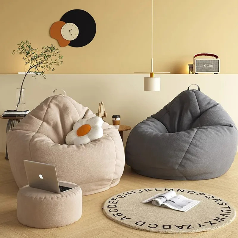 hot🔥การประกันคุณภาพ🔥 import (Ready Stock) Bean Bag Sofa M L XL Lazy Cozy Sofa Chair Sofa Bean Bag