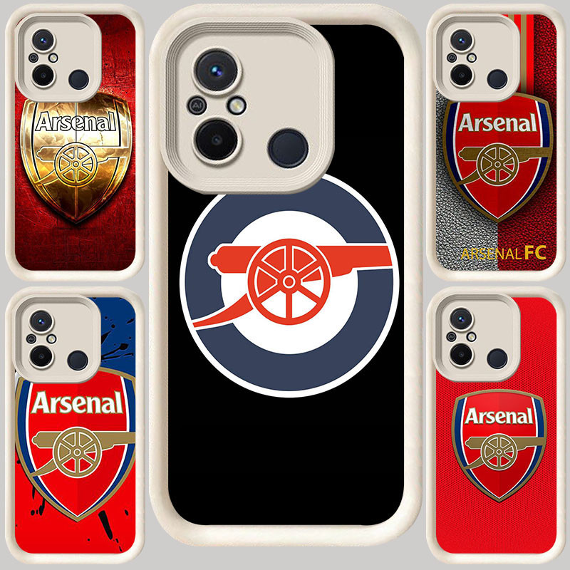 M-52 Arsenal Football ClubปลอกสีขาวสําหรับXiaomi Redmi A5 9A POCO C71 C65 9T A1 หมายเหตุ 7 12C M3 M4