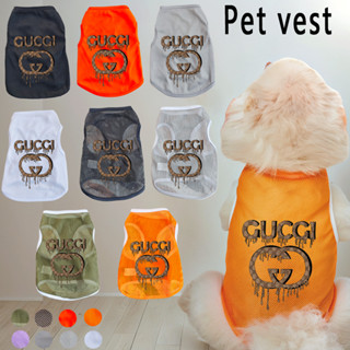 GUCCI ✨ มาใหม่ ✨ เสื้อกั๊กตาข่ายสําหรับสุนัขขนาดเล็กและขนาดก…