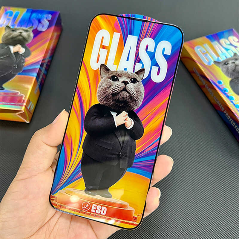 ❥ 10Pcs ESD กระจกนิรภัยโค้งระเบิดหน้าจอป้องกันฟิล์มสํ