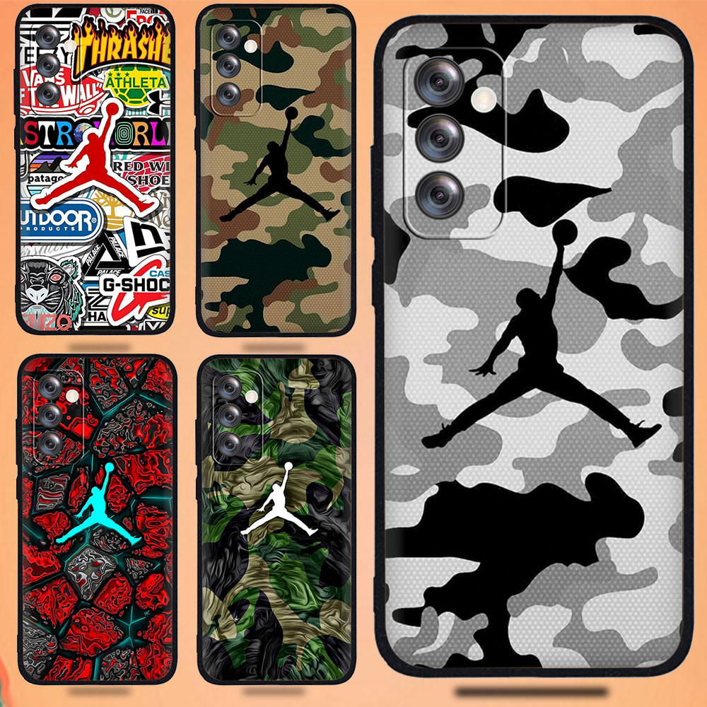 Samsung Galaxy A51 A52 A52S A53 A54 A71 A72 A73 A41 A42 6P21 jordan โลโก้ซิลิโคนอ่อนนุ่มเคสโทรศัพท์