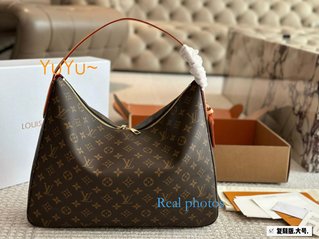 ((YuYu Ready Stock) กระเป๋าถือแฟชั่นกระเป๋าถือลําลองกระเป๋าถือปฏิบัติ All-Match Commuter Bag Matching Box ขนาด 40 * 28 ซม.