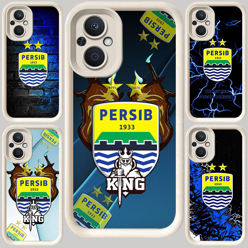 M-108 Persib ปลอกสีขาวสําหรับ OPPO Reno 8 Find X5 7 7Z 8Z Lite 5G