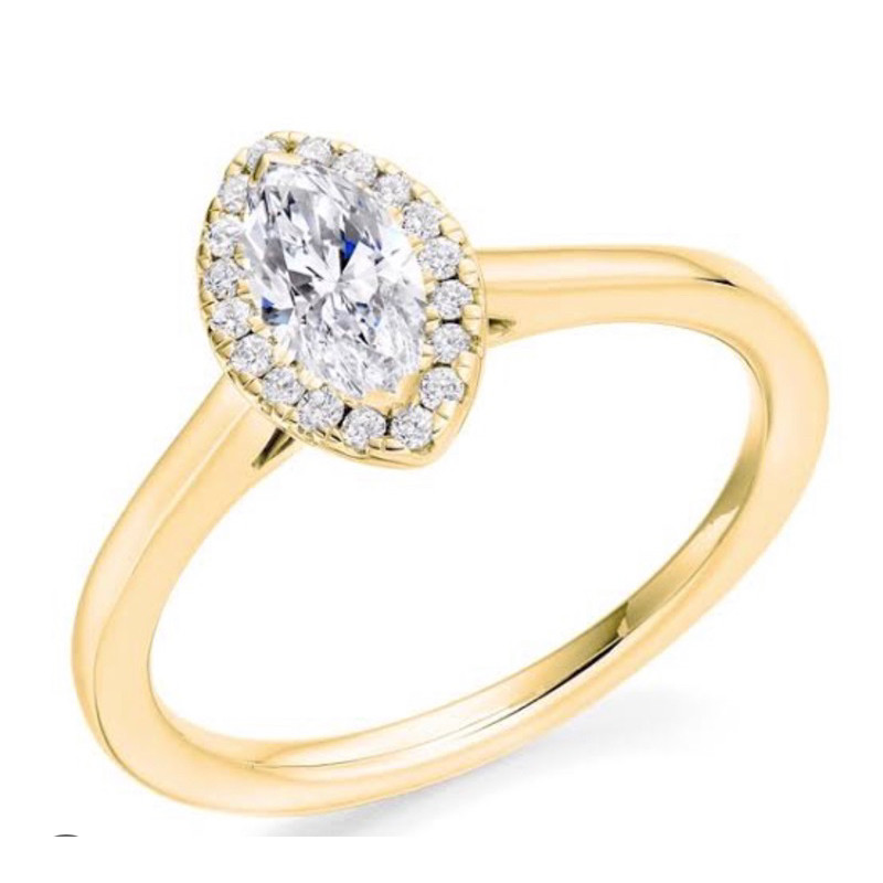 CVD Diamond Solitaire Ring แหวนเพชรแท้ ทองคำ 9K 1.50ct HPHT Lab Grown Diamond น้ำ 100 (DEF) VVS-VS