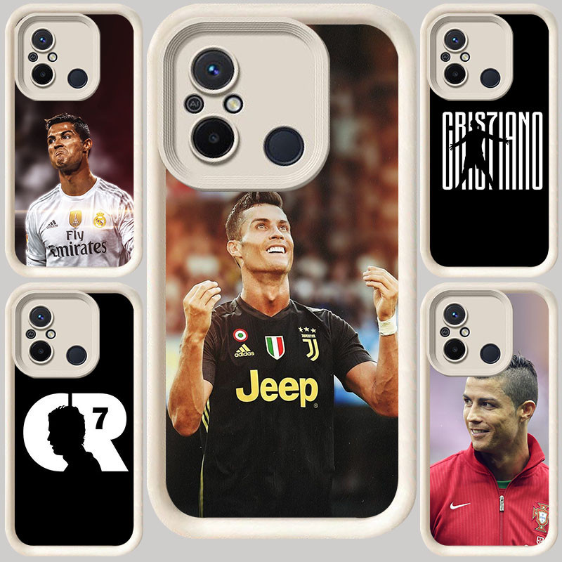M-117 Cristiano Ronaldo ปลอกสีขาวสําหรับ Xiaomi Redmi A5 9A POCO C71 C65 9T A1 หมายเหตุ 7 12C M3 M4 