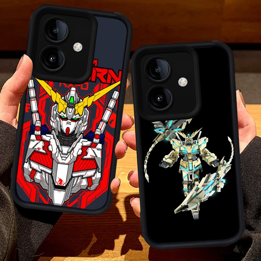 S87 Gundam Casing สําหรับ OPPO A79 A3X A3 A5 A5I Pro A5X 5G สีดํา