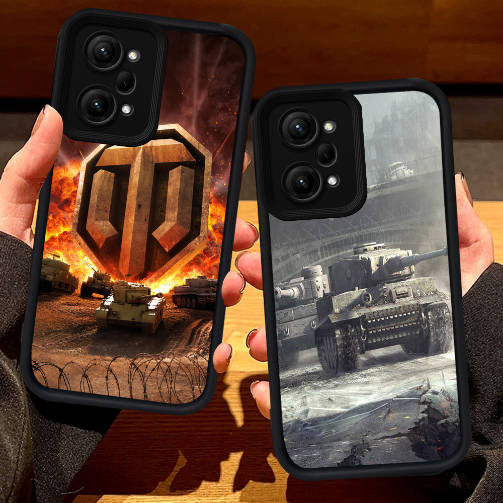 S128 World of Tanks Casing สําหรับ Xiaomi Redmi POCO 14T Note 14 F6 12 F5 X5 Pro 5G สีดํา