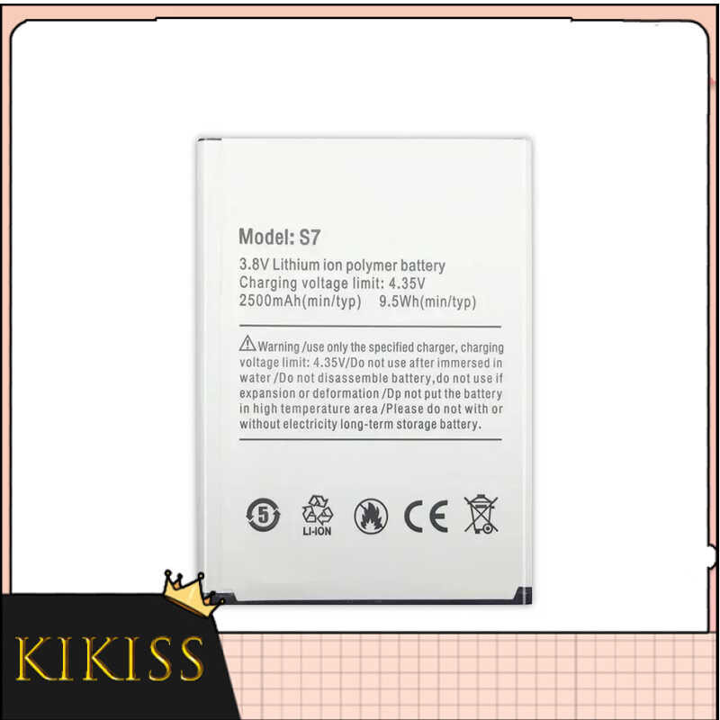 แบตเตอรี่ 2500mAh สำหรับ Ulefone S7 / S7Pro Pro