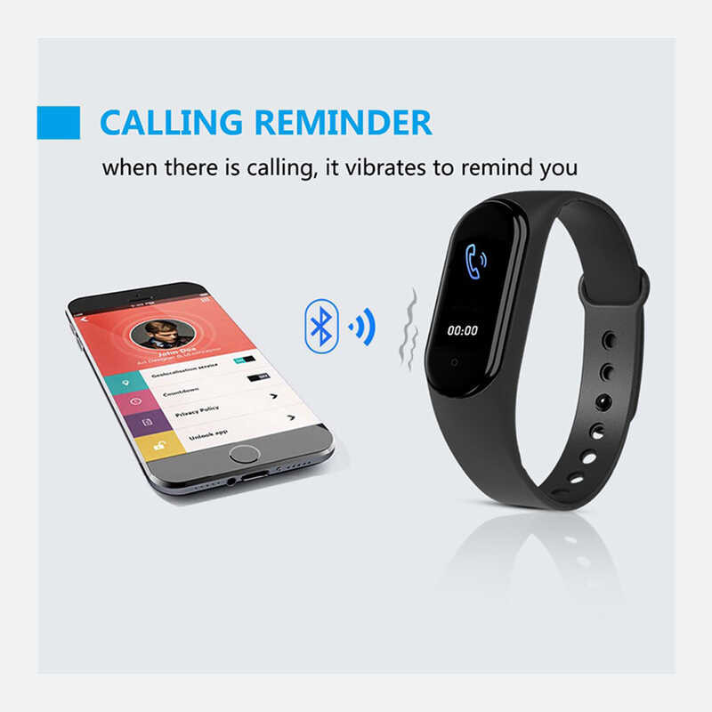 ❥ M5สมาร์ทสร้อยข้อมือ Ip67กันน้ำ Smarthwatch ความดันโลหิตฟ