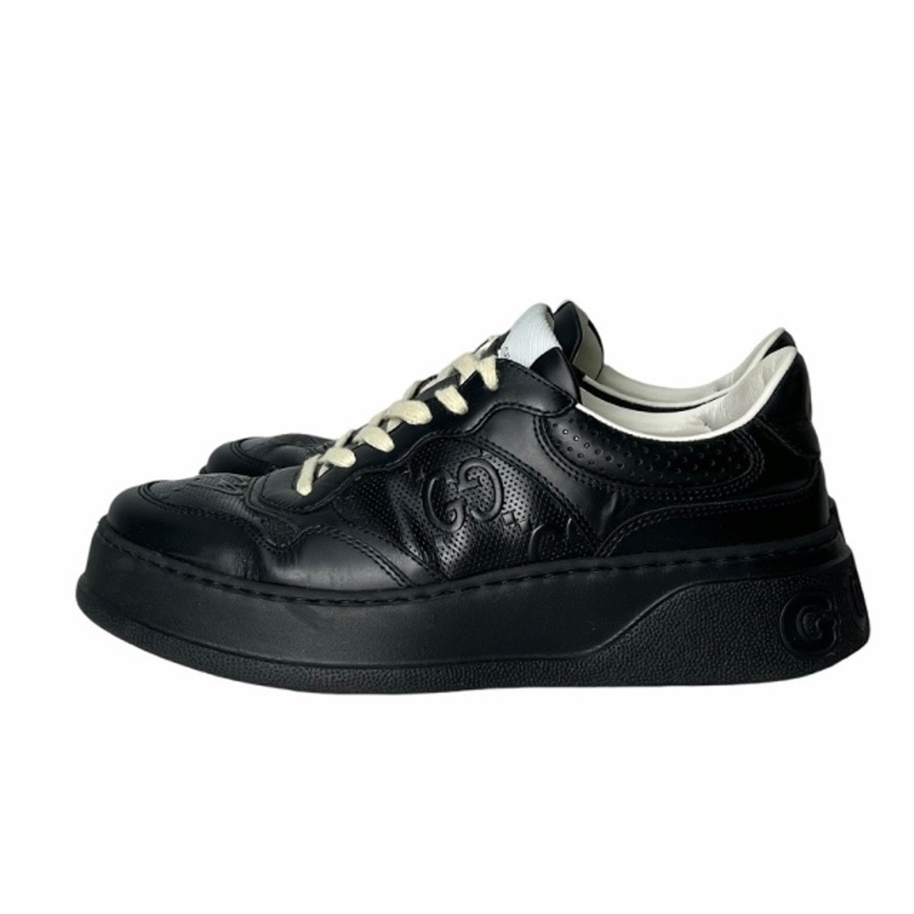 Gucci Sneakers black leather Direct from Japan Secondhand