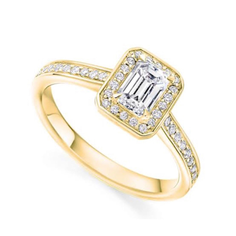 CVD Diamond Solitaire Ring แหวนเพชรแท้ ทองคำ 9K 1.00 ct HPHT Lab Grown Diamond น้ำ 100 (DEF) VVS-VS