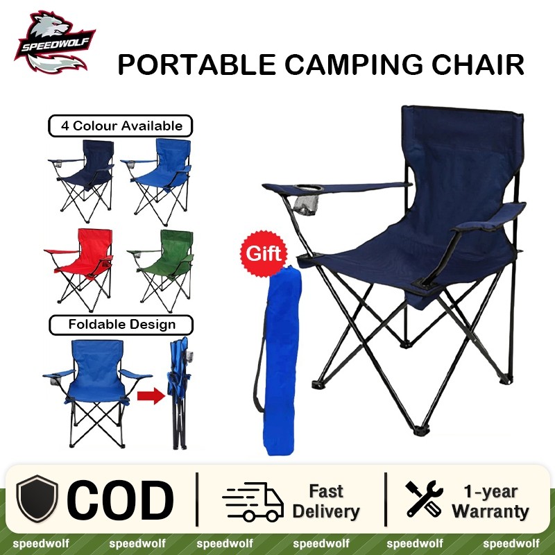 hot🔥การประกันคุณภาพ🔥 import Camping Chair Foldable Chair Kerusi Camping Fishing Chair Hiking Chai