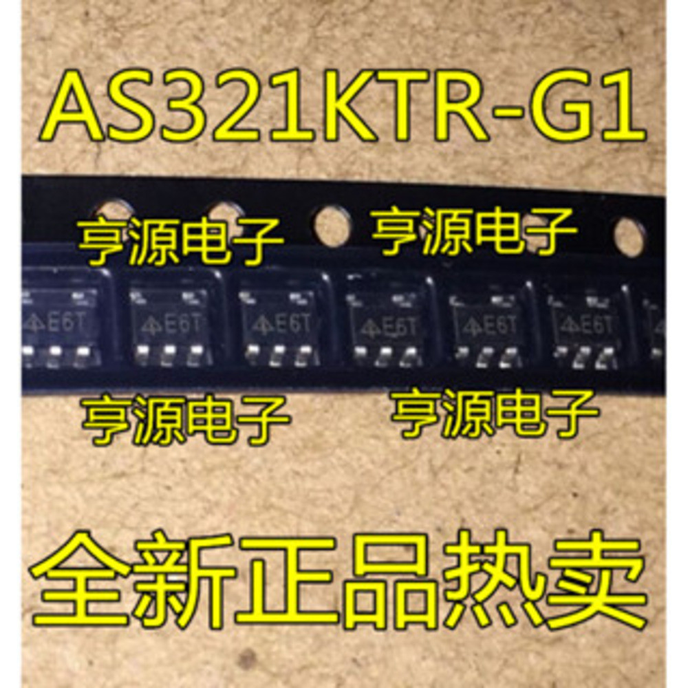 5 ชิ้น AS321 AS321KTR-G1 G6T E6T BCD SOT23-5 ชิป IC
