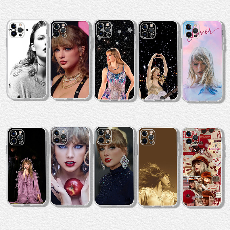 เคสโทรศัพท์โปร่งใสแบบนุ่มสําหรับ Xiaomi POCO M6 F6 X6 Pro C65 DX18 Taylor Swift กรณี
