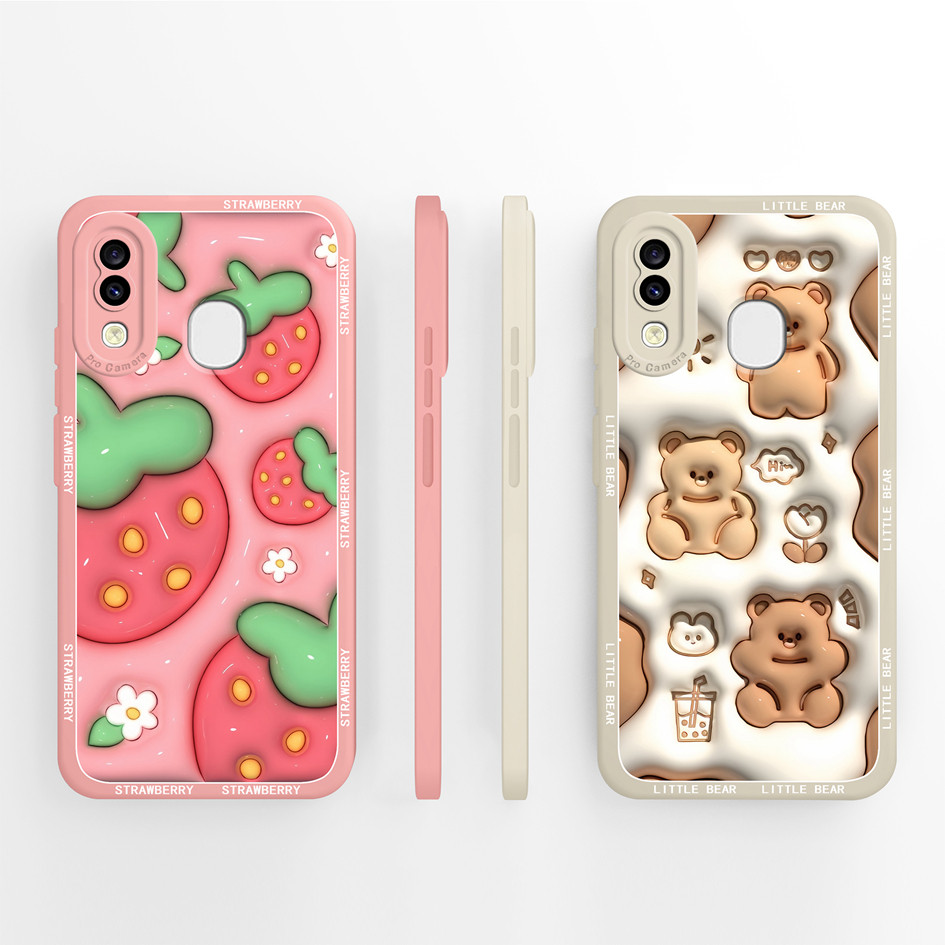 SAMSUNG สําหรับsamsung A20 A20S A30 A30S A50 A50S M10Sเคสโทรศัพท์สไตล์การออกแบบขั้นสูงซิลิโคนกันกระแ