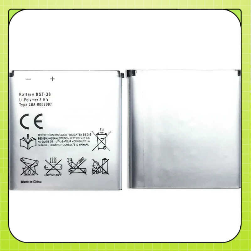 BST-38 แบตเตอรี่โทรศัพท์มือถือ Sony Ericsson C902 C905 K770I K850 W580I R306 W980 Z770i K770 930mAh