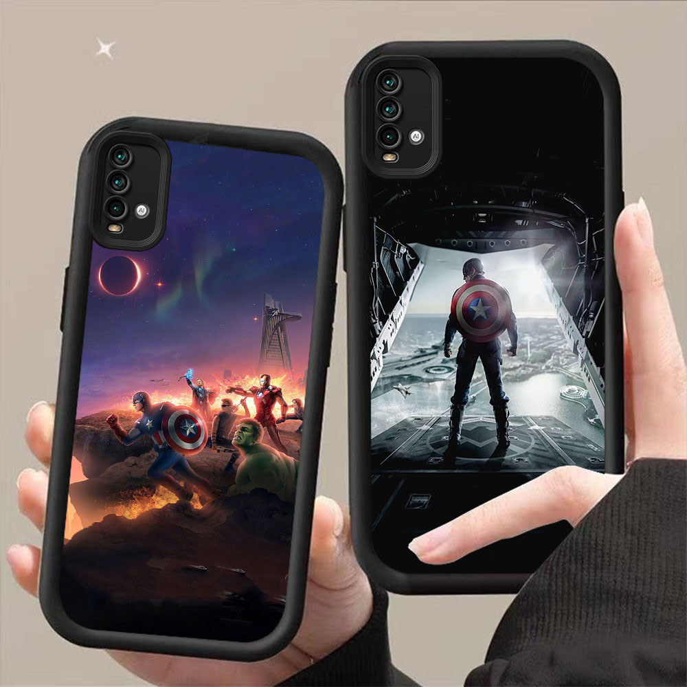 AA-4 america captain 1 ปลอกกันกระแทกสําหรับ Xiaomi Redmi หมายเหตุ 11 11S 11T 9T SE POCO M3 X7 Pro