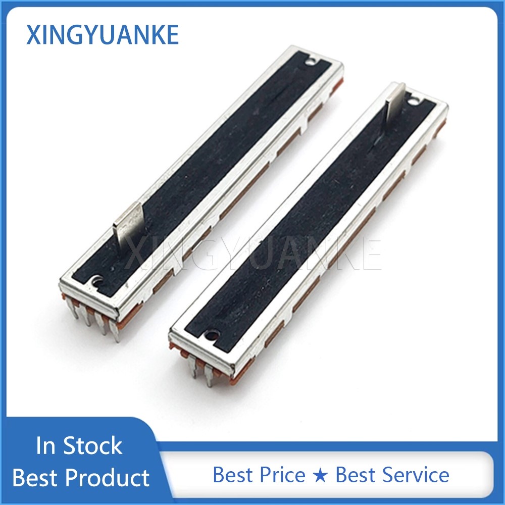 2 ชิ้น/ล็อต SC609G Mixer Fader B10K A10K Dual Channel 88 มม.สไลด์ Potentiometer B10KX2 A10KX2 ความยา