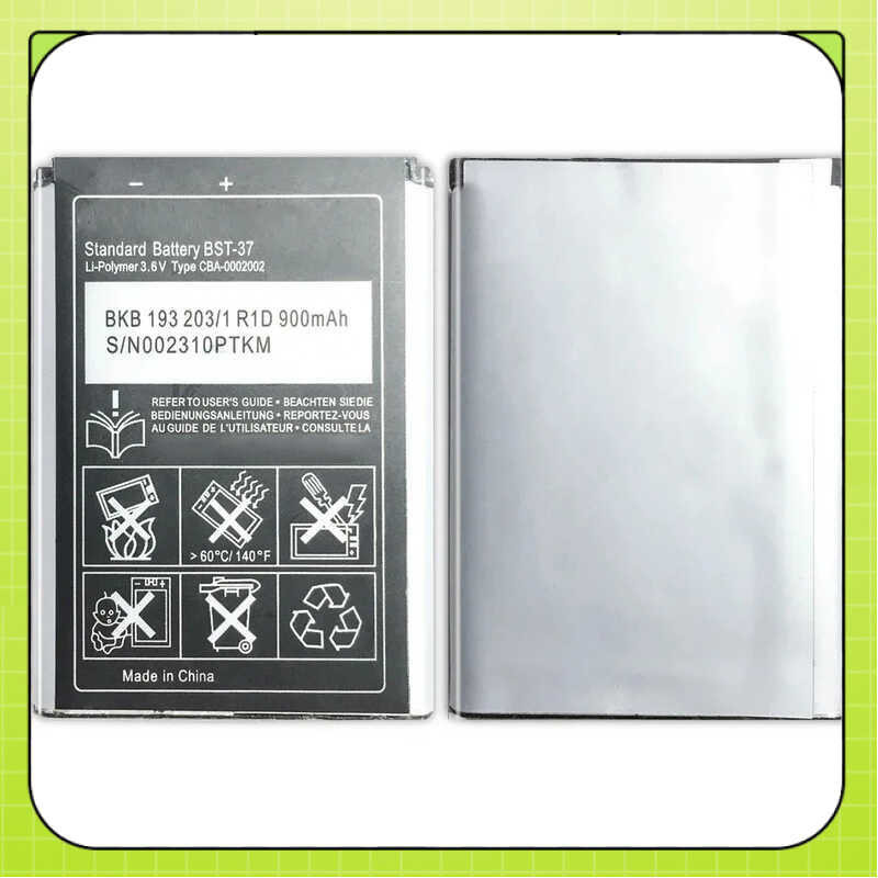 ภาพใหญ่: BST-37 แบตเตอรี่มือถือ Sony Ericsson S600C V600 V600i W550C W550I W600 W700 W710 W710C W800