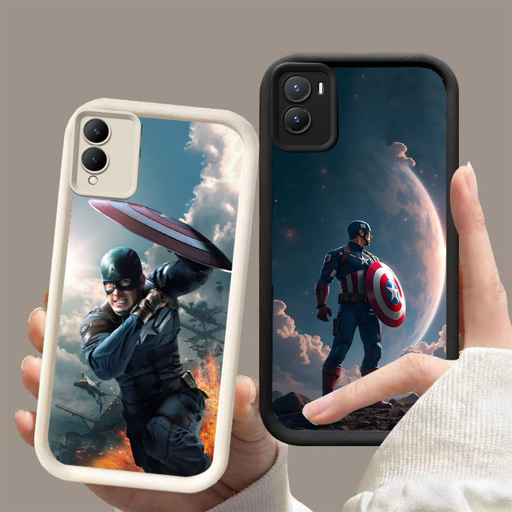 AA-5 อเมริกากัปตัน 2 ปลอกกันกระแทกสําหรับVIVO Y16 Y35 Z9 Y02S Y56 IQOO Y28 Y17S Z9X