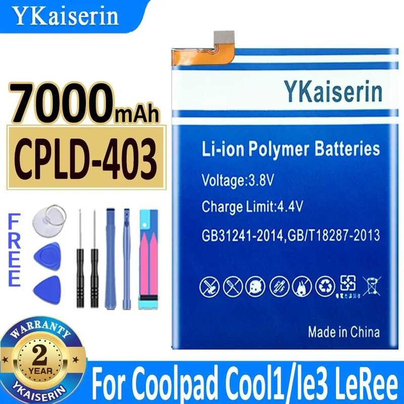 YKaiserin แบตเตอรี่ CPLD-403 For Letv LeEco Coolpad Cool1 Cool 1 Dual le3 LeRee R116 C106 C106-7 C10