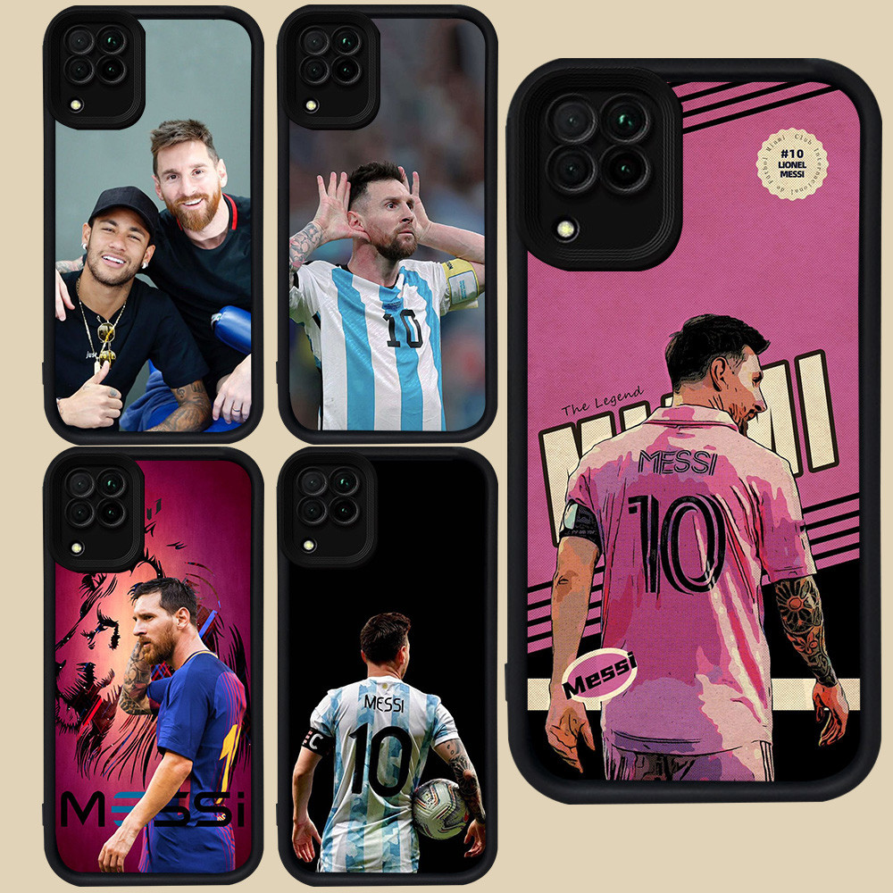 ปลอกสีดําสําหรับ Samsung A04E F04 A06 J7 M04 J2 Prime A12 A05 A22 A04 Pro 5G R4 Messi 10