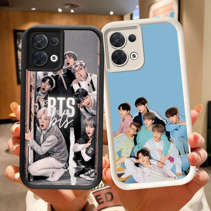 BK-2 BTS surprise Casing สําหรับ OPPO Reno Find 8 X5 7 F21 F21S K9X Pro Lite 5G 4G