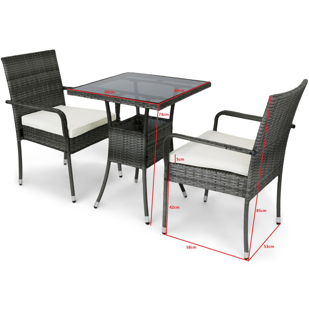 hot🔥การประกันคุณภาพ🔥 import IPRO Outdoor Chair And Table Set Balcony Garden Table Chair Outdoor F