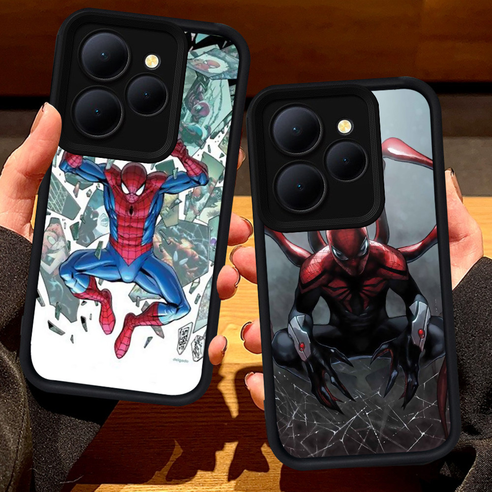 S45 Spider Man สําหรับ Tecno POP Spark 30C GO1 GO2 20 Pova 5 6 4 9 GO1S 8 7 Pro GO 2024 2023 Plus Ca