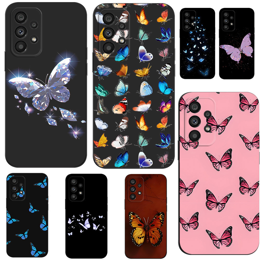 เคส Ribbon Samsung Galaxy A23 4G / A23 Lte เคสโบว์ เคสผีเสื้อ เคสคล้องคอ เคสห้อยคอ เคสน่ารัก เคสเชอร