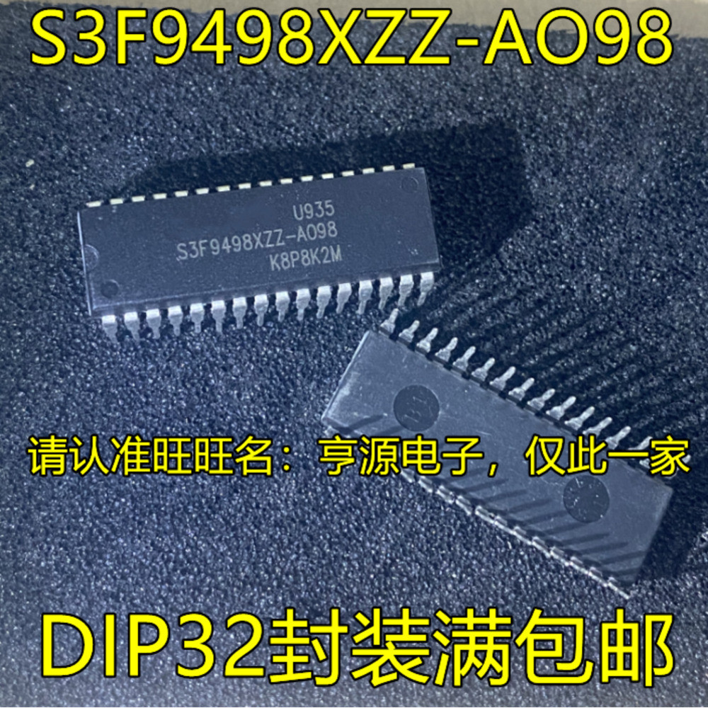 5 ชิ้น S3F9498XZZ-A098 S3F9498XZZ-AO98 DIP-32 ชิป IC