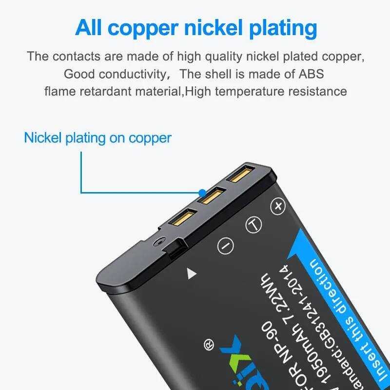 ❃ HQIX  สําหรับ Ex-Fh100 H20g H10 H15 กล้อง Np-90 Dual Charger แบตเตอรี่ ❃