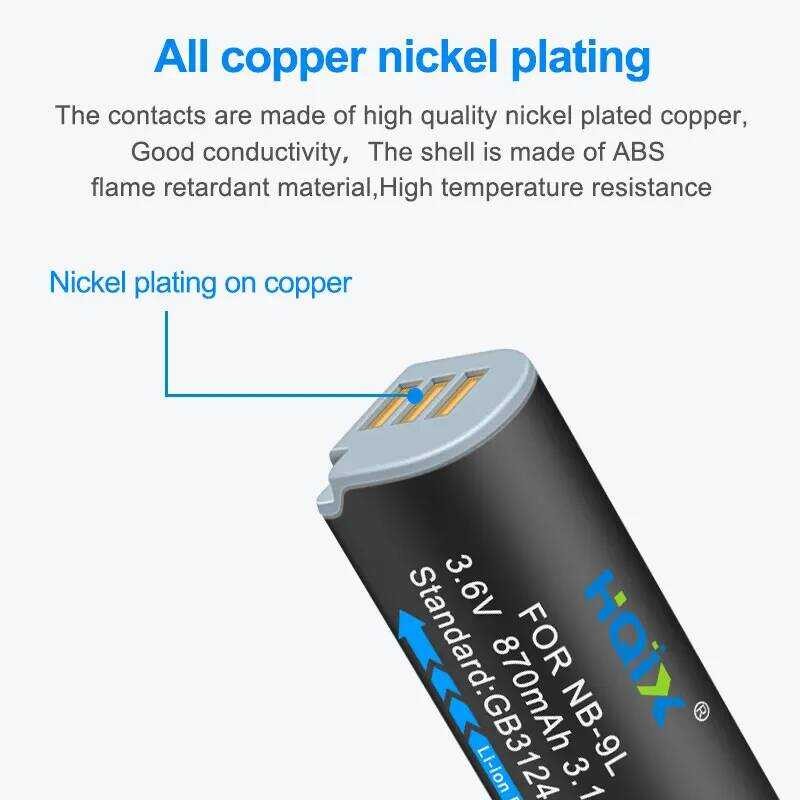 ❃ HQIX  สําหรับ Canon POWERSHOT N N2 Sd4500 คือ IXUS 500 510 1000 1100 HS IXY 50S กล้อง Nb-9L Ch ❃